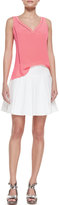 Thumbnail for your product : Nanette Lepore Bliss Pleated Twill Full Skirt