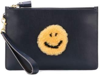 Anya Hindmarch smile clutch bag