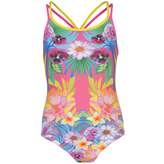 Thumbnail for your product : Zoggs Kids Boho Swimsuit Junior Girls Quick Drying Spaghetti Straps Print