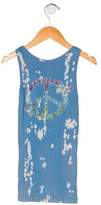 Thumbnail for your product : Flowers by Zoe Girls' Sleeveless Printed Top