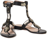 Thumbnail for your product : Red(V) Sin Appliqued Leather Sandals