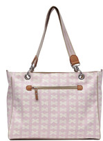 Thumbnail for your product : Pink & Cream Bow Bramley Diaper Tote