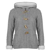 Thumbnail for your product : Soul Cal SoulCal Womens Toggle Knit Cardigan Lined Knitwear Jumper Top Hooded Zip Full