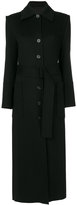 Helmut Lang - tailored single-breasted coat - women - Soie/Cachemire/Laine - L