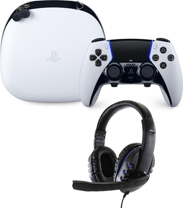 PlayStation DualSense Edge Controller with Universal Headset