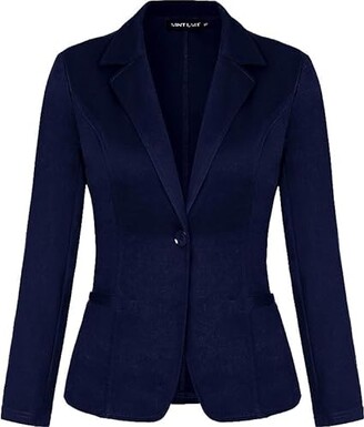 MINTLIMIT Lapel Suit for Women Shawl Collar Blazer Long Sleeve Loose