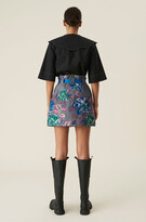 Thumbnail for your product : Ganni Structured Jacquard Skirt
