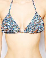 Thumbnail for your product : Piha Heather Frill Triangle Bikini Top