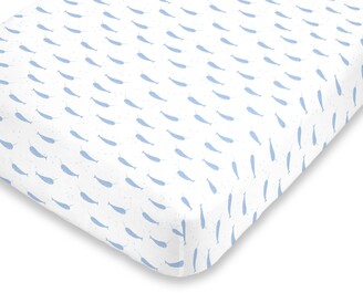 NoJo Narwhal Print Crib Sheet Bedding