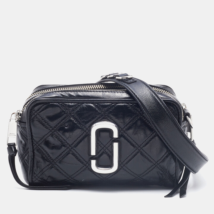 Marc Jacobs Black Quilted Leather Softshot Crossbody Bag ShopStyle