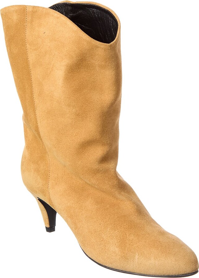 BY FAR Osage Suede Bootie