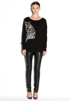 Thumbnail for your product : Milly Cheetah Intarsia Sweater