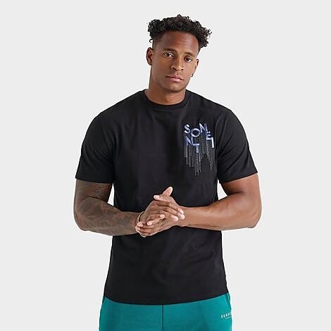 Sonneti Men's London Drip T-Shirt in Black | Size: Small