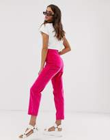 Thumbnail for your product : Fiorucci Tara velvet straight leg jean
