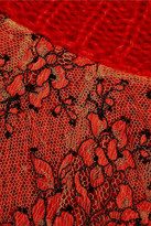 Thumbnail for your product : Christopher Kane Lace-appliquéd mohair-blend sweater