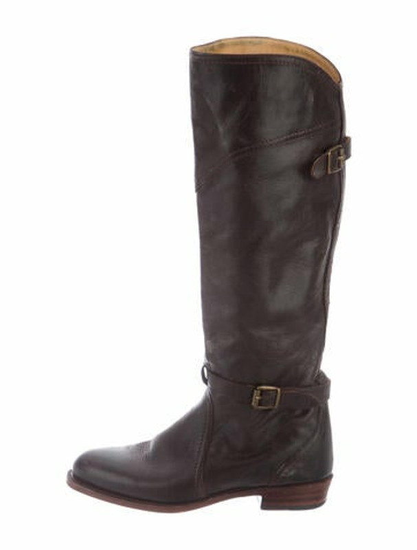 Frye Leather Riding Boots Brown ShopStyle