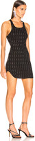 Thumbnail for your product : Frankie B. All Over Rhinestone Mini Dress in Black | FWRD