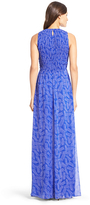 Thumbnail for your product : Diane von Furstenberg Nirvana Pleated Chiffon Maxi Dress