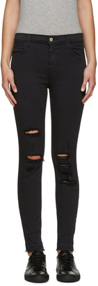 J Brand Black High-Rise Alana Jeans
