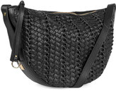 Thumbnail for your product : Kooba Sabine Woven Leather Saddle Bag