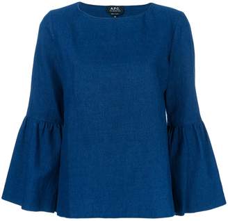 A.P.C. bell sleeve top