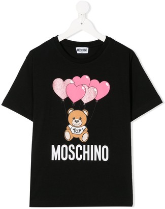MOSCHINO BAMBINO balloon teddybear print T-shirt
