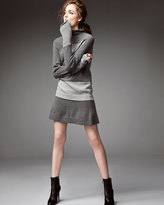 Thumbnail for your product : McQ Wool Patchwork Dress, Gray Melange