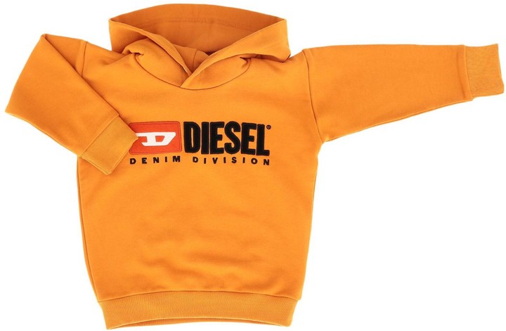 diesel sweatshirt orange