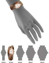 Thumbnail for your product : Bvlgari Serpenti Rose Gold, Diamond & Brown Karung Strap Watch