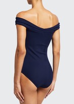 Thumbnail for your product : Chiara Boni La Petite Robe Anisiya Off-the-Shoulder One-Piece Swimsuit