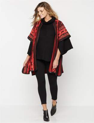 Quinn Poncho Maternity Sweater