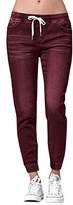 Thumbnail for your product : Meilidress Jogger Denim Pants Elastic Drawstring Waisted Stretchy Casual Skinny Jeans