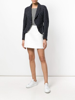 Comme Des Garçons Pre-Owned Polka Dots Fitted Jacket