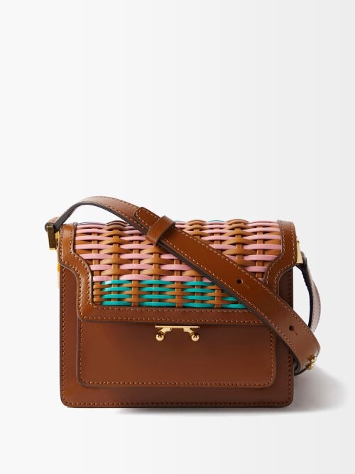 Marni Woven Leather Bag | Shop the world's largest collection of 