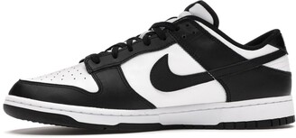 Nike Dunk Low White Black Sneakers Size US 10 (EU 44) - ShopStyle