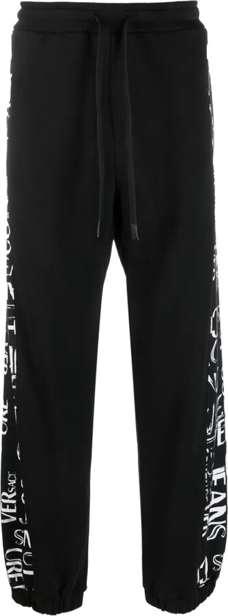 Versace Jeans Couture Logo-Print Cotton Track Pant