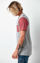 Thumbnail for your product : On The Byas Raglan Gray Pocket T-Shirt
