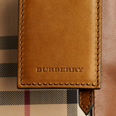 Thumbnail for your product : Burberry The Small Canter in Horseferry Check and Leather, Yellow