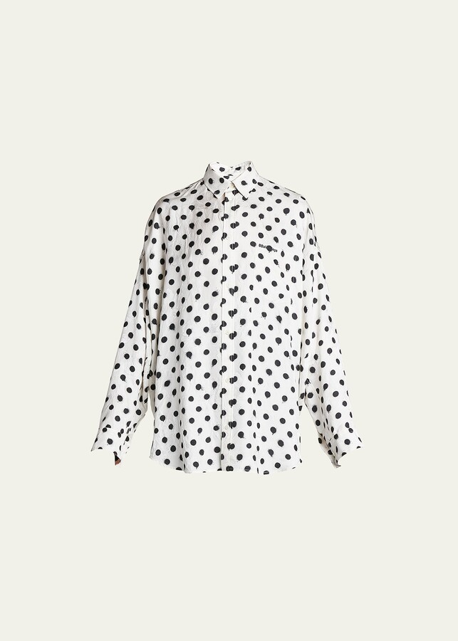 Balenciaga Asymmetric Buttoned Shirt - ShopStyle