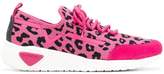 Diesel leopard print slip-on sneakers 