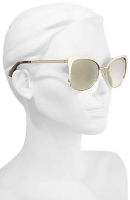 Kate Spade 'genice' 57mm Cat-Eye Sunglasses