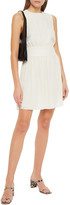Thumbnail for your product : Theory Gathered Silk Crepe De Chine Mini Dress