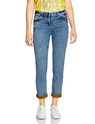 Cecil Women's 372457 Scarlett Loose Fit Straight Jeans