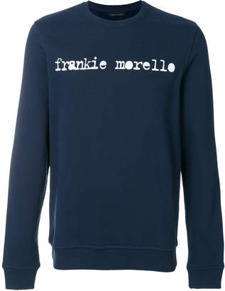 Frankie Morello logo print sweatshirt