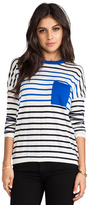 Thumbnail for your product : Demy Lee Amya Cashmere Striped Sweater