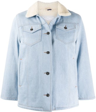 denim jacket without collar