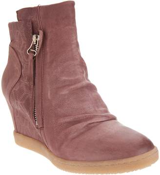 Miz Mooz Leather Wedge Ankle Boots - Alexandra