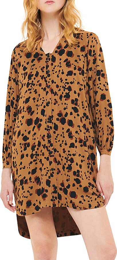 Whistles Striking Leopard Print Dress ShopStyle