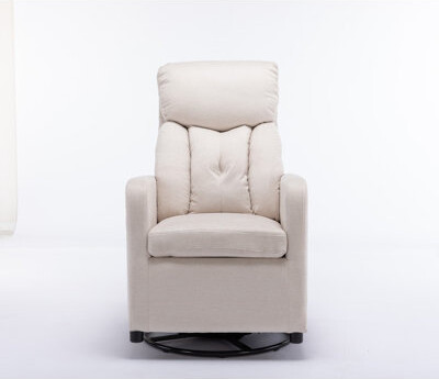 Latitude Run Swivel Accent Chairs,Armchairs Spinning Chair,Linen Fabric ...