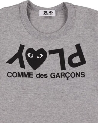 Comme des Garçons PLAY Play logo print cotton jersey t-shirt